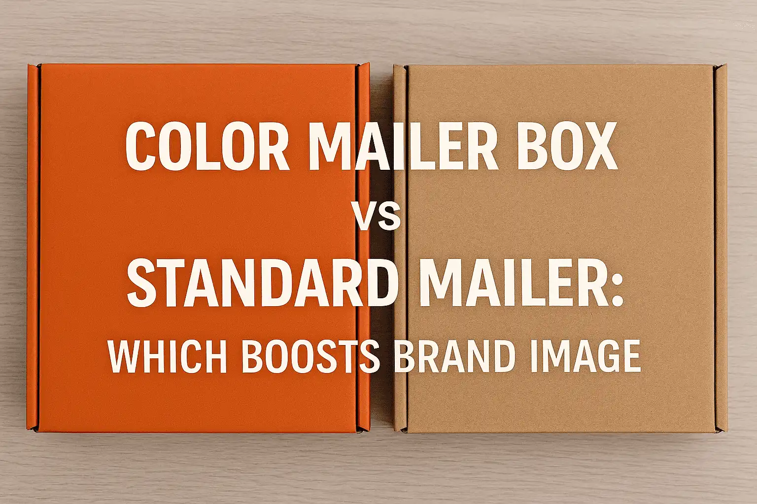 Color Mailer Box vs Standard Mailer: Which Boosts Brand Image